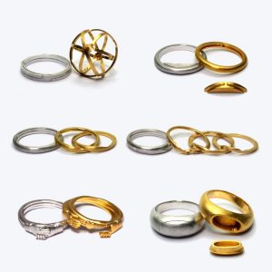 複雑なデザインの指輪